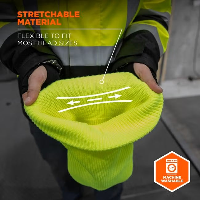 Ergodyne -  N-Ferno 6829 Freezer Balaclava Face Mask - 2-Layer, Acrylic Rib Knit