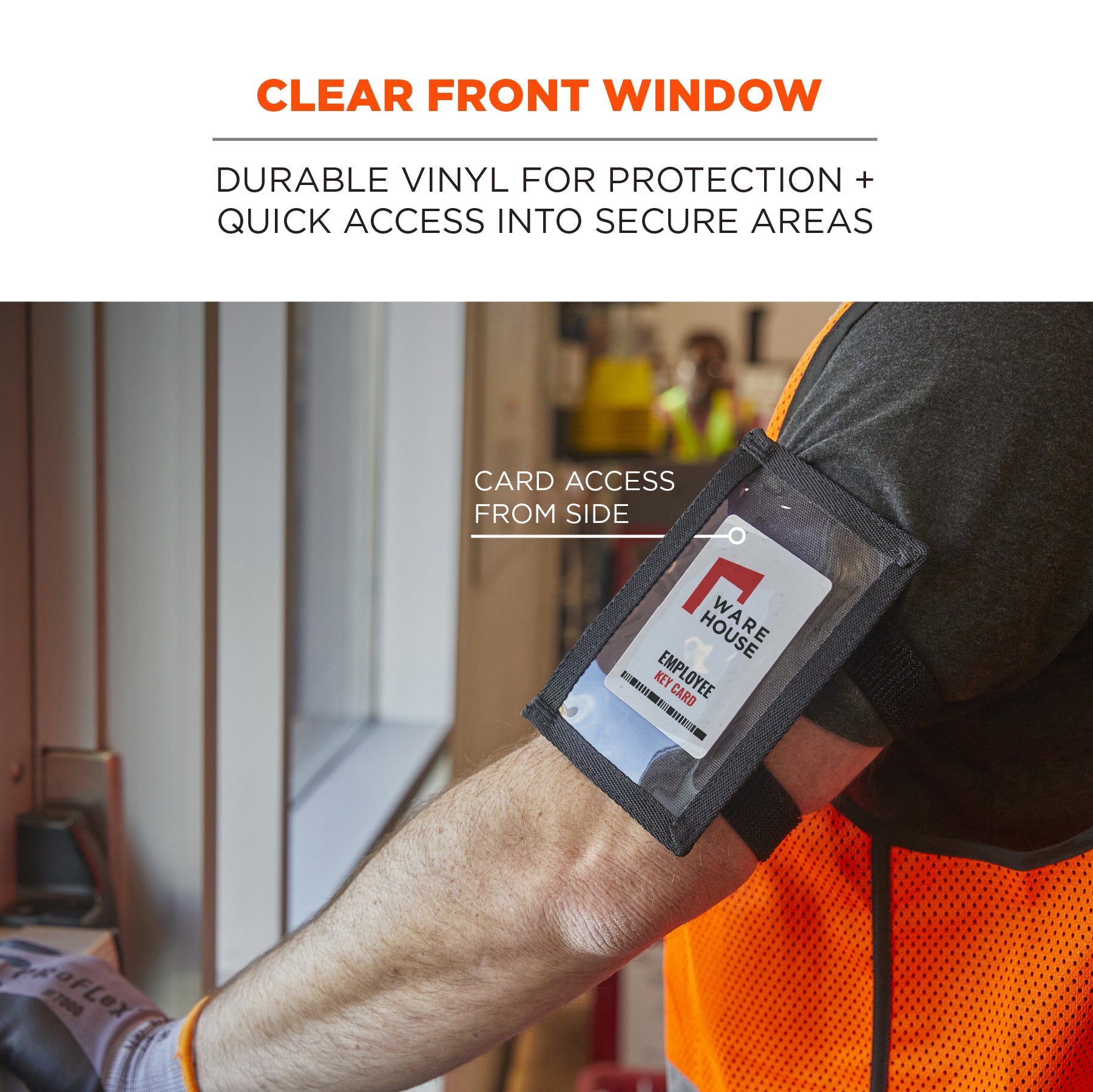 Ergodyne - Squids 3387 Dual Band Arm ID/Badge Holder – Zipper