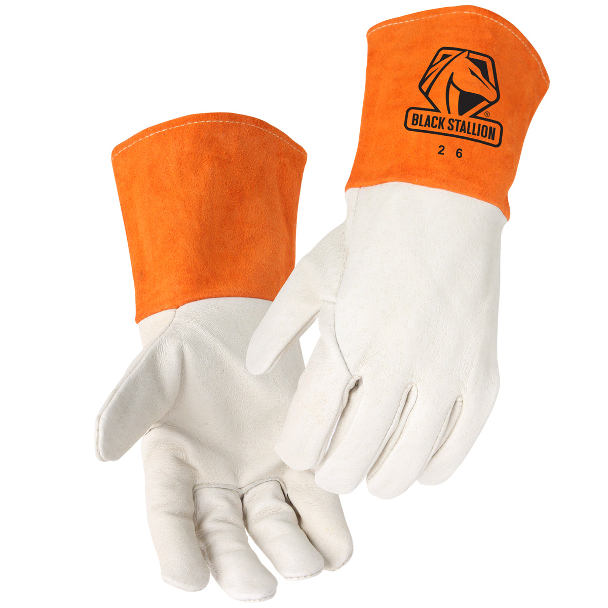 Black Stallion Lightweight Pigskin MIG Glove - 26