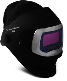 3M Speedglas Black Welding Helmet With 2.1" X 4.2" Variable Shades 5, 8 - 13 Auto Darkening Lens
