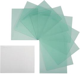 SureWerx Jackson Safety Clear Polycarbonate Gray Matter External Safety Plates 10-Pack
