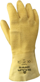 SHOWA™ Size 10 Heavy Duty Rubber Fully Coated Work Gloves With Cotton Liner And Gauntlet Cuff