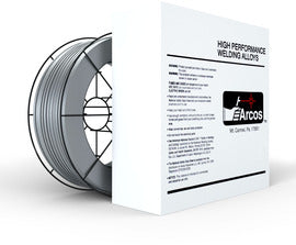 .035" ER317/ER317L Arcos 317/317L Stainless Steel MIG Wire 30 lb 12" Wire Basket