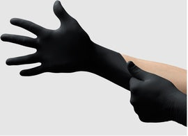 Ansell Medium Black MICROFLEX Latex Examination Gloves