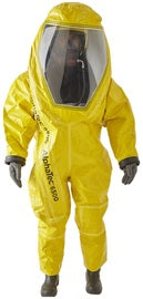 Ansell Yellow AlphaTec® 6500 Model 803 Twin-Layer Fabric Suit