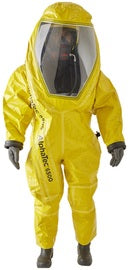 Ansell Yellow AlphaTec® 6500 Model 813 Twin-Layer Fabric Suit