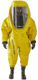 Ansell Yellow AlphaTec® 6500 Model 819 Twin-Layer Fabric Suit
