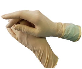 CT International Natural 6.5 mil Natural Latex Gloves (50 Pair Per Pack)