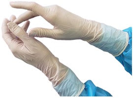 CT International Large White 5.0 mil Nitrile Gloves (100 Gloves Per Pack)