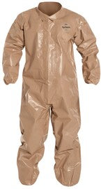 DuPont Tan Tychem® 5000 18 mil Chemical Protective Coveralls (With Elastic Wrists And Ankles)