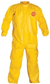 DuPont Yellow Tychem® 2000 10 mil Chemical Protective Coveralls (With Elastic Wrists And Ankles)