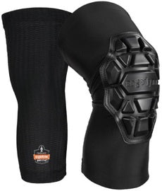 Ergodyne Black ProFlex® 550 Spandex/Foam Knee Support With Foam Padding