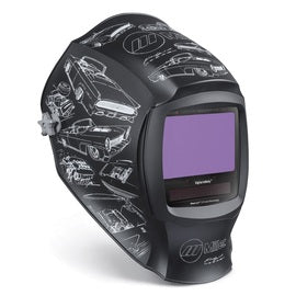 Miller Digital Infinity Black/Gray Welding Helmet With 13.4 sq in Variable Shades 3, 4, 5, 4-25 Auto Darkening Lens