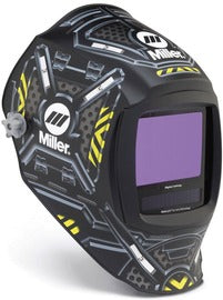 Miller Digital Infinity Black/White/Yellow Welding Helmet Variable Shades 2.5, 5-8, 8-13 Auto Darkening Lens ClearLight 4x