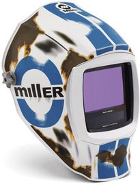 Miller Digital Infinity White/Blue/Brown Welding Helmet Variable Shades 2.5, 5-8, 8-13 Auto Darkening Lens ClearLight 4x