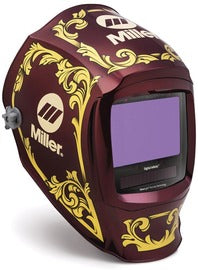 Miller Digital Infinity Red/Yellow Welding Helmet Variable Shades 2.5, 5-8, 8-13 Auto Darkening Lens ClearLight 4x