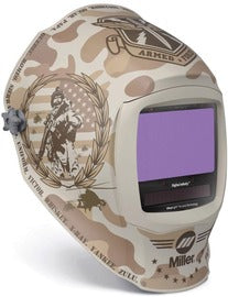 Miller Digital Infinity Red/Yellow Welding Helmet Variable Shades 2.5, 5-8, 8-13 Auto Darkening Lens ClearLight 4x