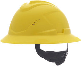 MSA V-Gard® C1™ HDPE Full Brim Hard Hat With 4 Point Ratchet Suspension