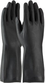 Protective Industrial Products Black Assurance® Flocked Lined 28 Mil Unsupported Neoprene Chemical Resistant Gloves