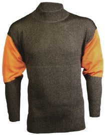 Tuff-N-Lite® Black And Orange High Performance Polyethylene Yarn A5 - A9 ANSI Level Cut Resistant Pullover