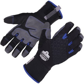 Ergodyne Large Black ProFlex® 817WP Synthetic Leather Dual-Zone 3M™ Thinsulate™ Lined Cold Weather Gloves