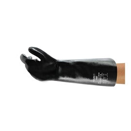 Ansell Size 10 Black AlphaTec 09-928 Cotton Jersey Chemical Resistant Gloves
