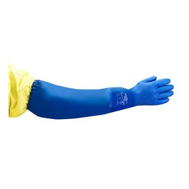 Ansell Blue AlphaTec 23-201 Cotton Chemical Resistant Gloves