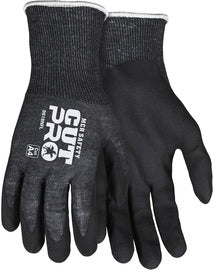 MCR Safety Medium Cut Pro® 18 Gauge Aramid - ARX® / Steel Cut Resistant Gloves With Nitrile Coated Palm and Fingertips