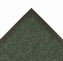 Superior Manufacturing 2' X 3' Green Needle Punched Yarn Notrax® Brush Step® Indoor Entrance Anti-Fatigue Floor Mat With Vinyl Back
