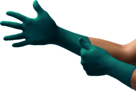 Ansell X-Small Green Microflex® 7.8 mil Nitrile/Neoprene Disposable Gloves (50 Gloves Per Box)