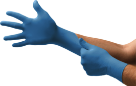 Ansell Small Blue TouchNTuff® Nitrile Disposable Gloves (100 Gloves Per Box)