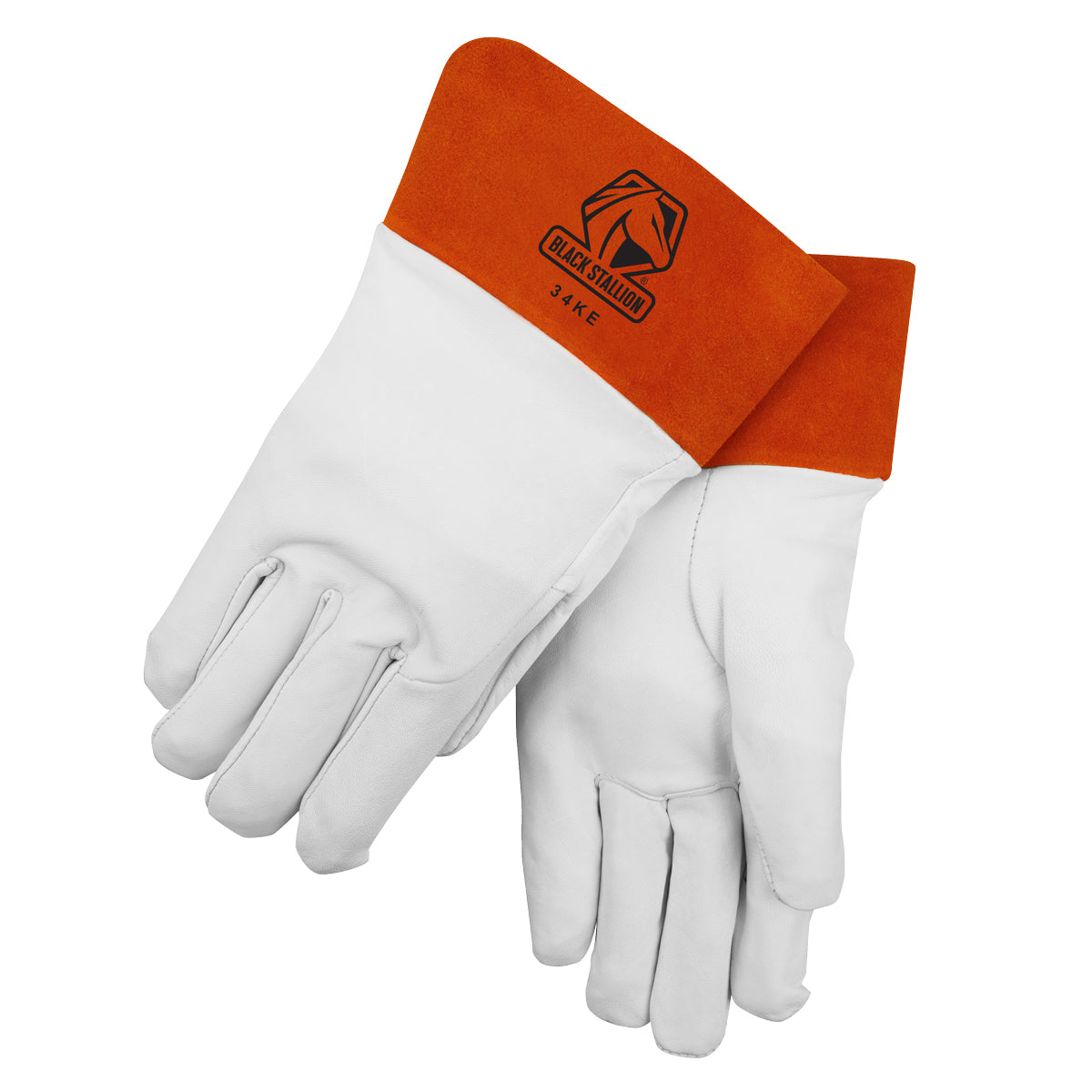 Black Stallion Grain Kidskin Short Cuff Tig Welding Glove - 34KE