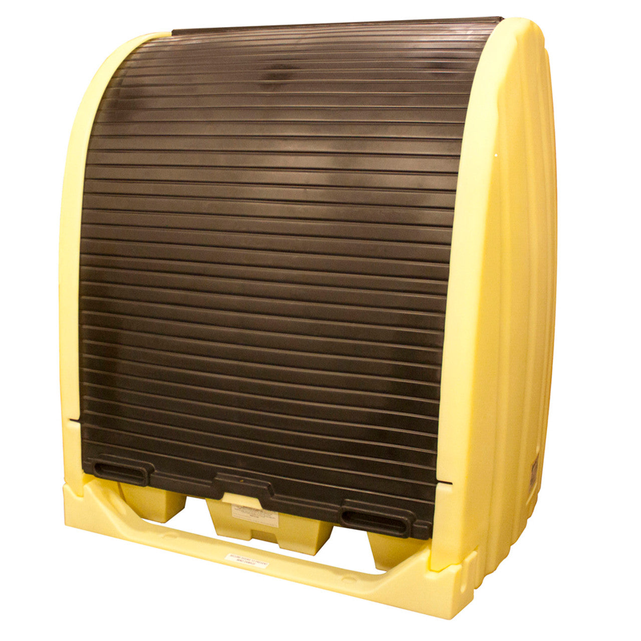 ENPAC - 4 Drum Roll-Top Hardcover Spill Pallet, Yellow