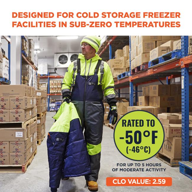 N-Ferno 6477 Insulated Freezer Bib Overalls