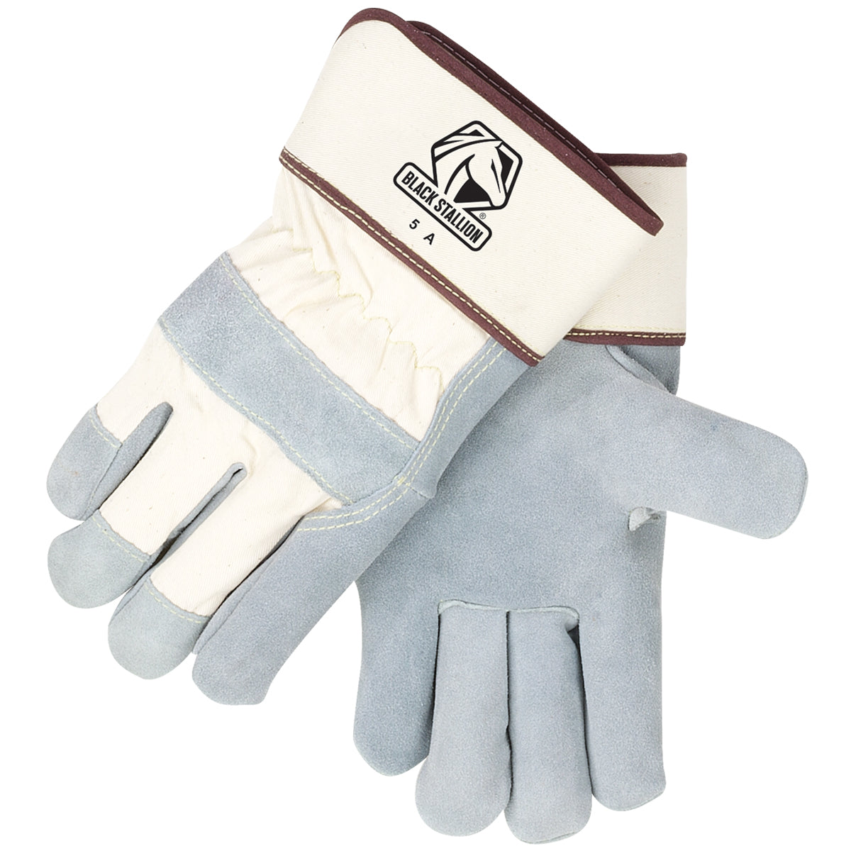 Black Stallion Rugged Split Cowhide Work Glove - 5A