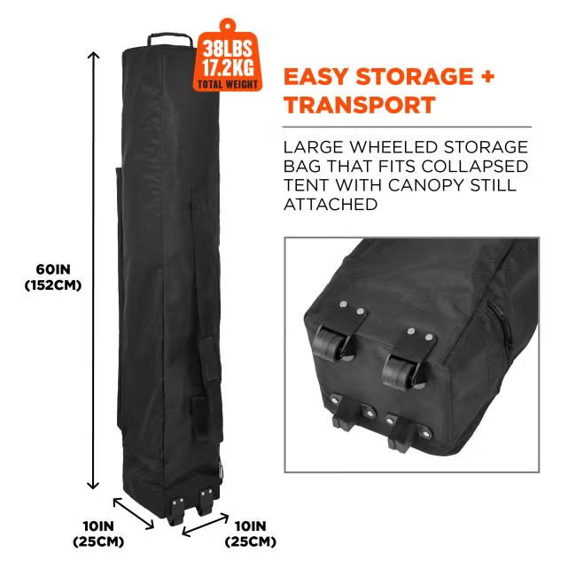 Ergodyne - Shax 6001 Lightweight Pop-Up Tent - 10ft X 10ft