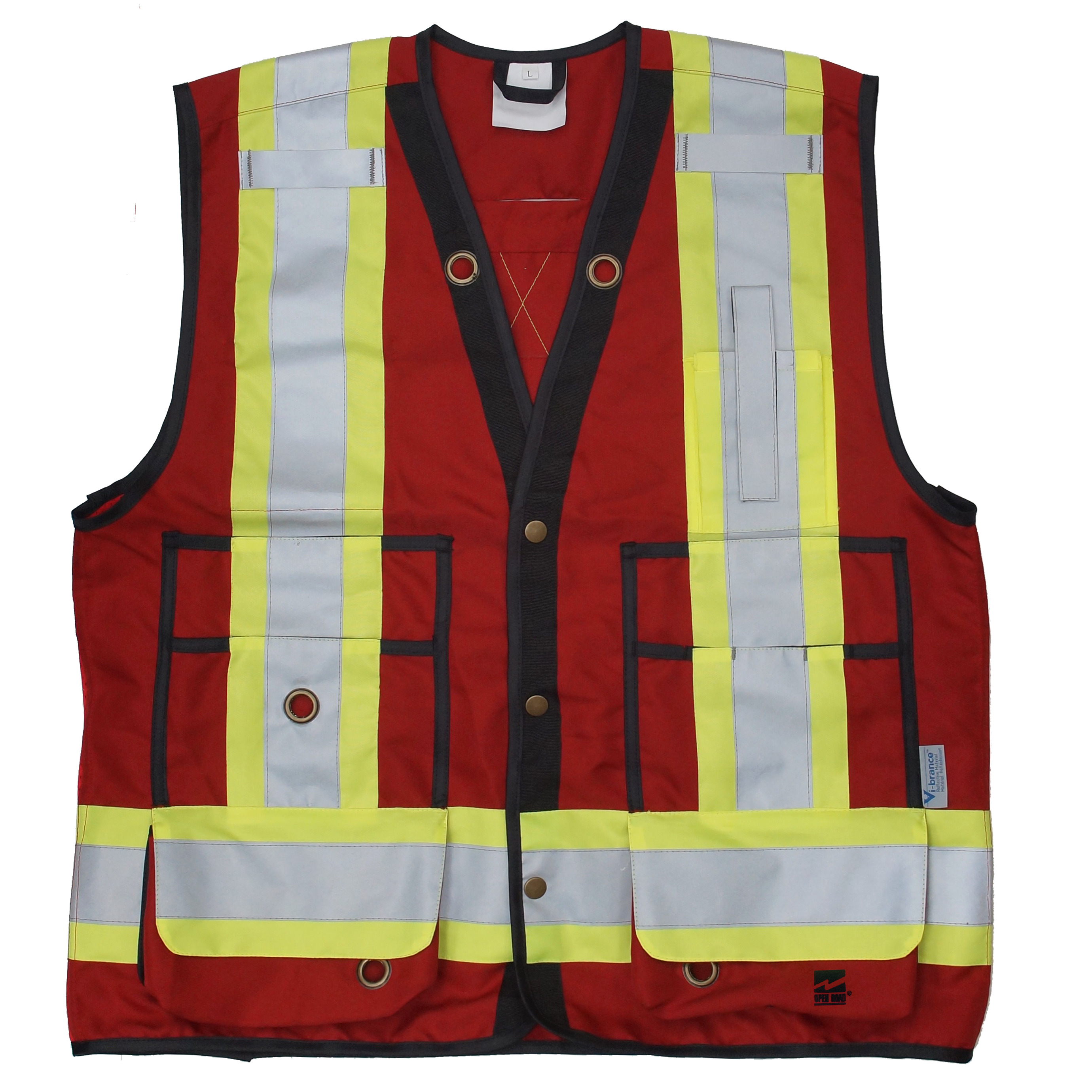 Viking Open Road Surveyor Safety Vest Red