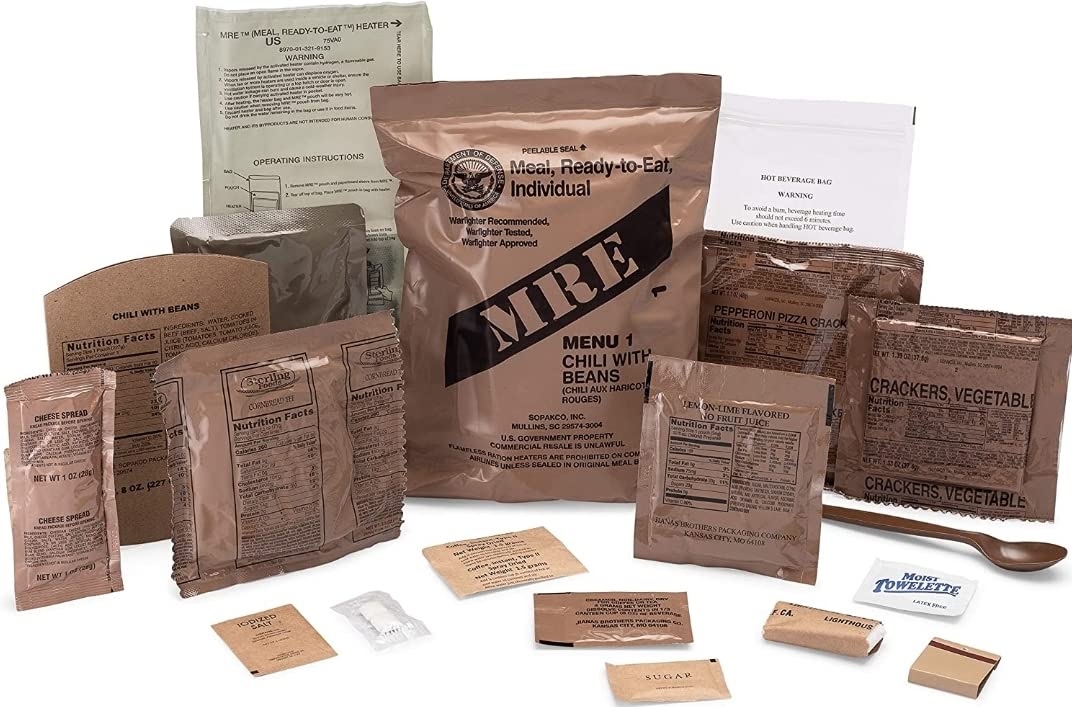 Genuine U.S. Military Surplus Ready to Eat Meals (12 Packs)