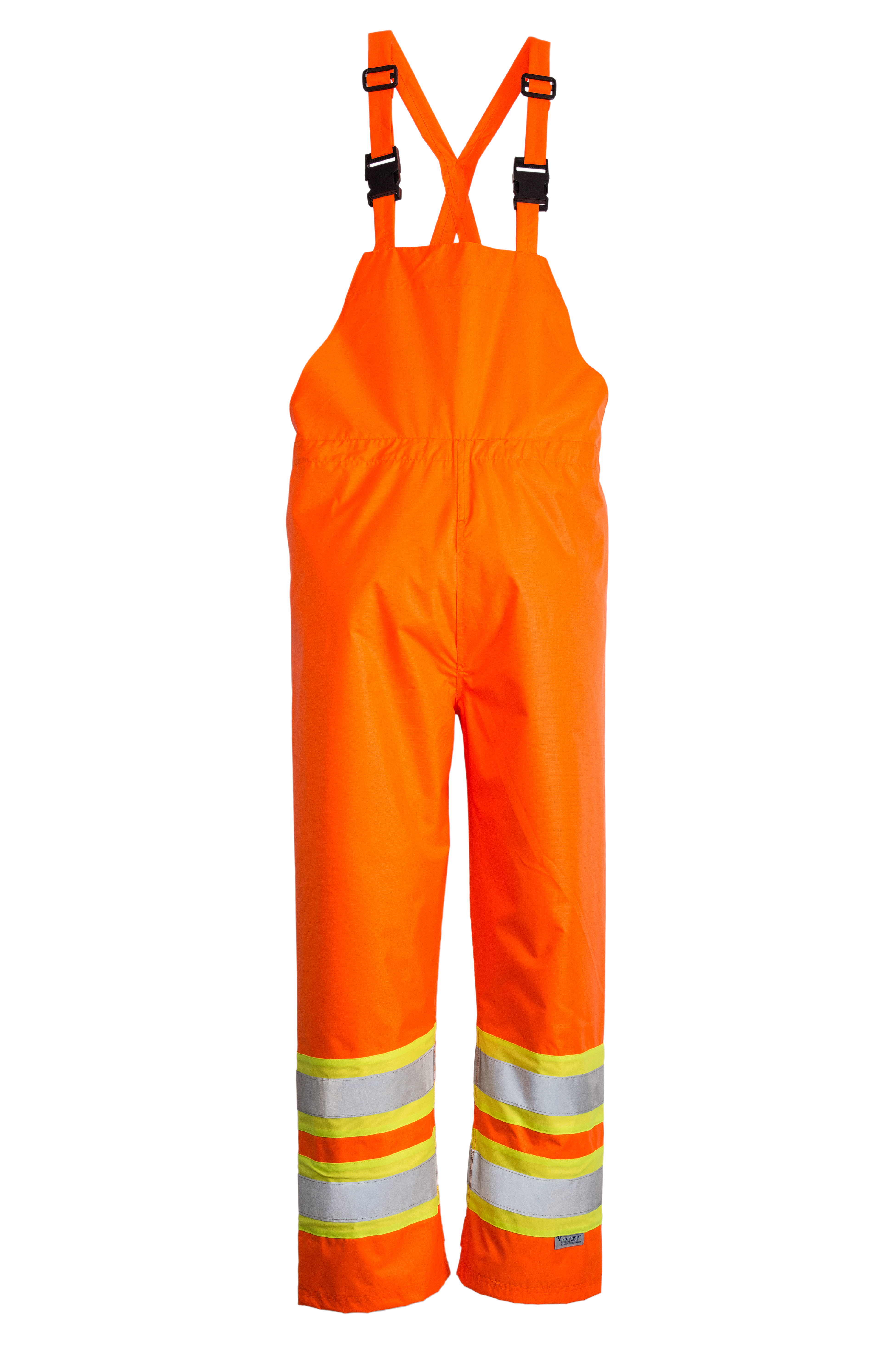Viking Open Road 150D Trilobal Ripstop Safety Bib Pant Orange