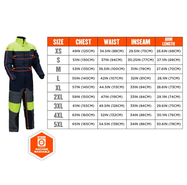 N-Ferno 6475 Insulated Freezer Coveralls