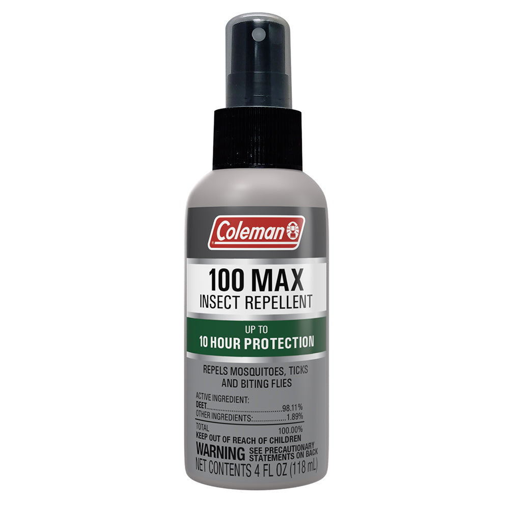 Coleman Max 100% Deet Insect Repellent - 4oz Pump Spray-eSafety Supplies, Inc