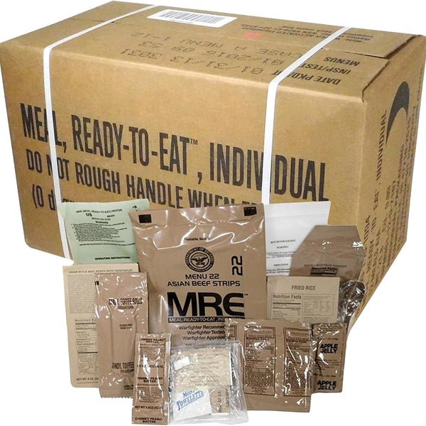 U.S. Military Surplus Complete MRE Meal Assortment 12 Pack U.S. Military Surplus Complete MRE Meal Assortment 12 Pack