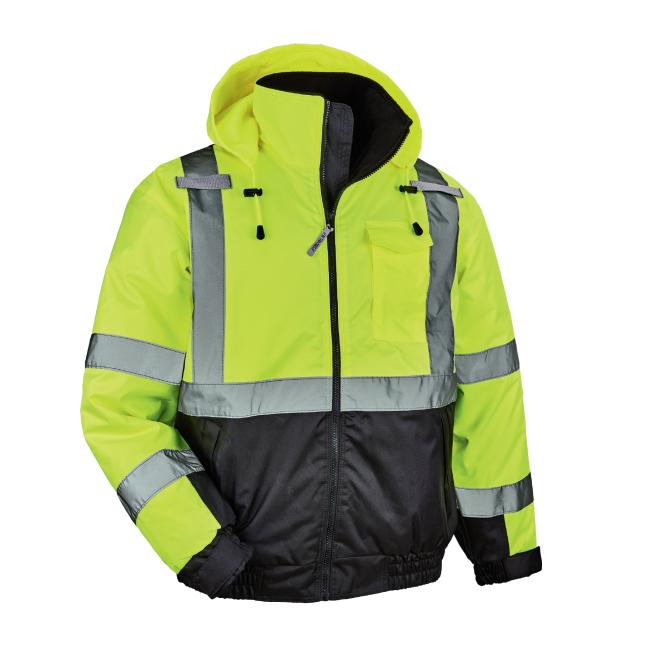 GloWear 8377 Type R Class 3 Quilted Bomber Jacket