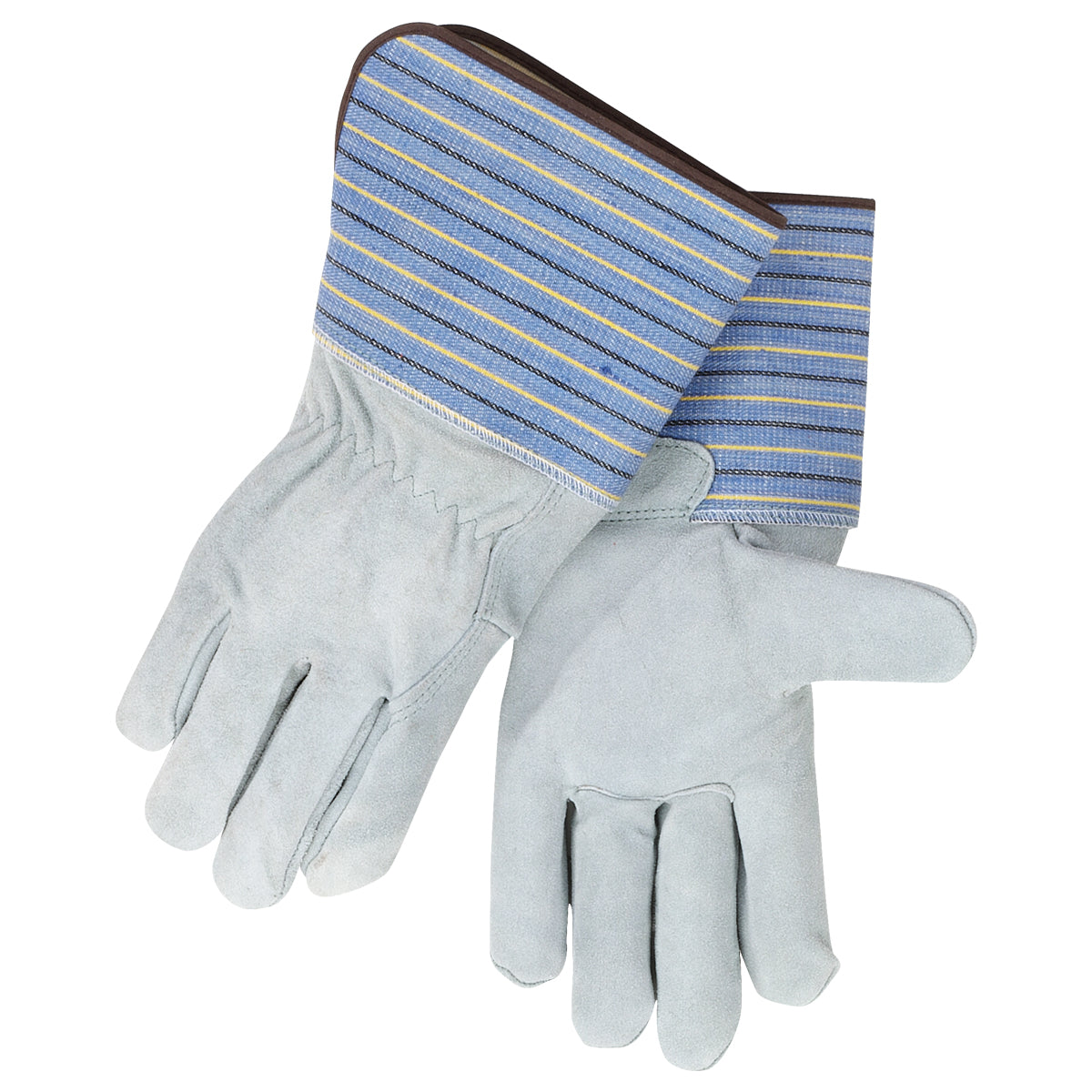 Black Stallion Premium Shoulder Split Cowhide Work Glove with Full Leather Back, Long Cuff - 8FB