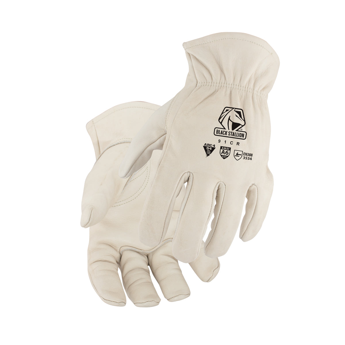 Black Stallion A6 Cut Resistant Grain Cowhide Drivers Glove - 91CR