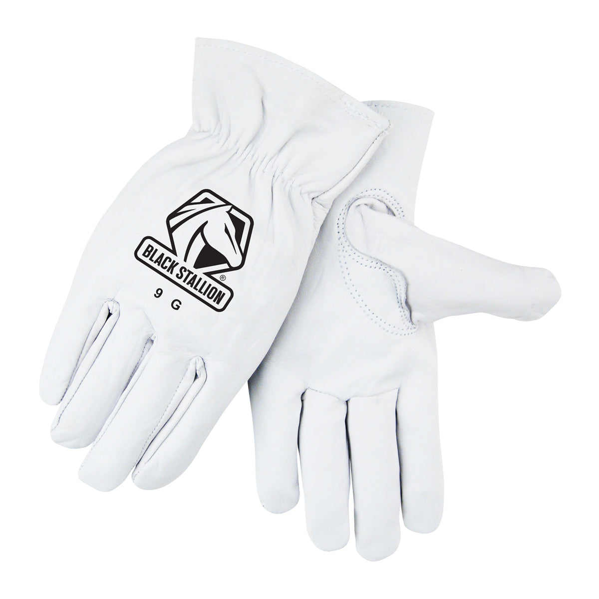 Black Stallion Premium Grain Goatskin Drivers Glove - 9G