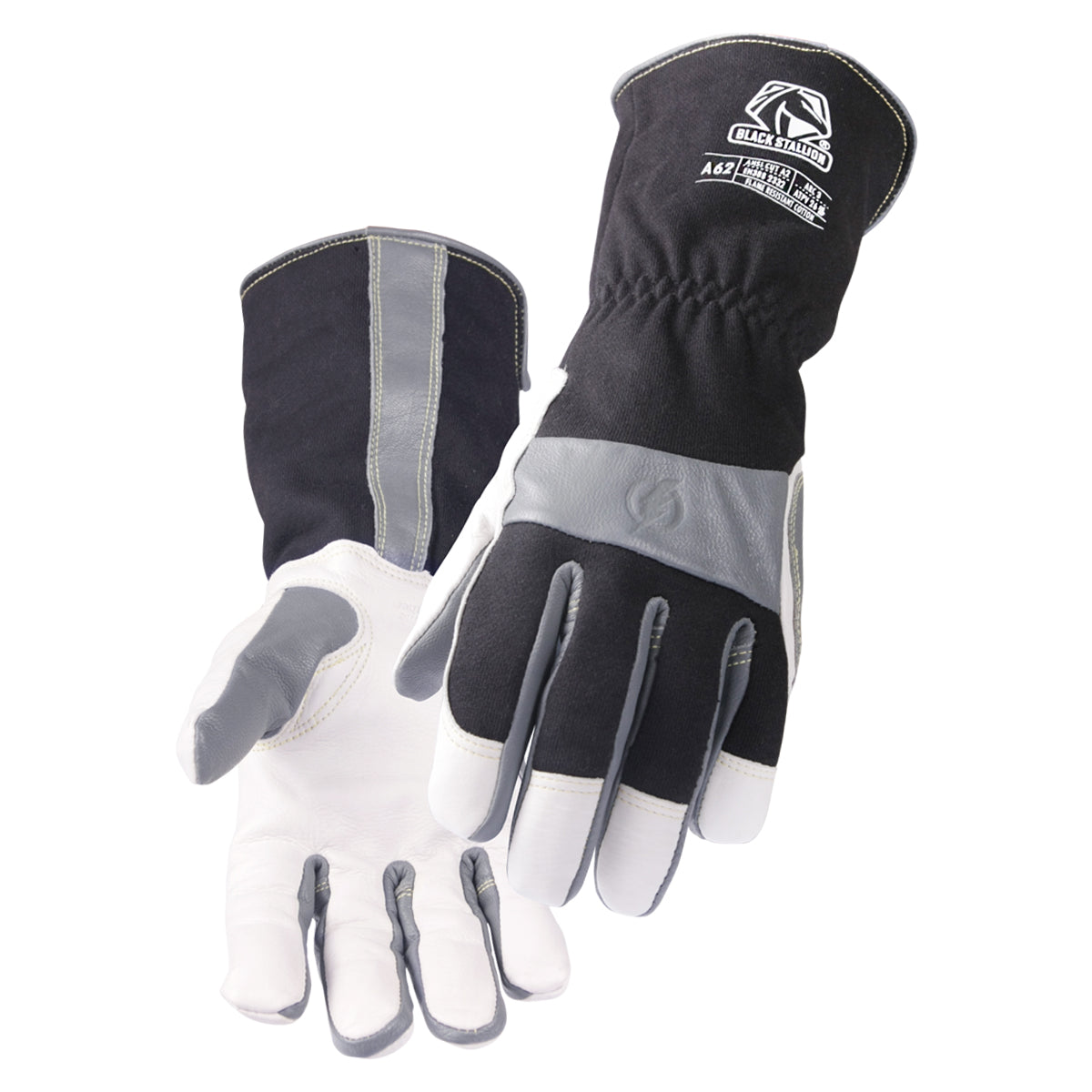 Black Stallion ARC-Rated Cowhide & FR Cotton Utility Glove - A61