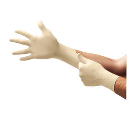 Ansell Natural AccuTech® Rubber Latex Disposable Gloves (400 Gloves Per Case)