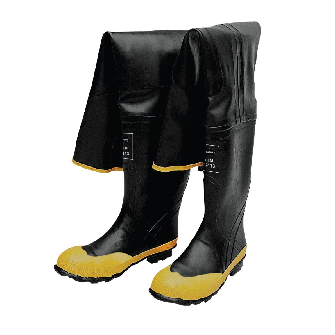Liberty - Durawear: Black Hip Wader With Steel Safety Toe