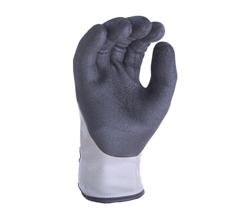 CelsiHeit ® - Double Liner Winter version, 13 Gauge Fleece, Fully coated Gray Latex first layer - Crinkle Black Latex outer layer - Dozen